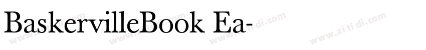 BaskervilleBook Ea字体转换